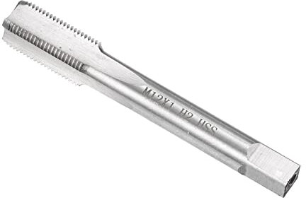 CoCud 1Stk Gewindefräser Metrisch M12 x 1 Gewinde H2 Schnellstahl Machine 4 Gerade Flöten Schraube Einfädeln Werkzeug - (Anwendung: für Abhören Bohrung Machine)