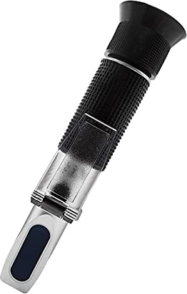 VCHICS Equipo De RefractóMetro, Probador de proteínas de orina Humana, refractómetro medidor 0-12G / DL proteína sérica 1.000-1.050sg Medidor de Gravedad específico de orina Medición precisa