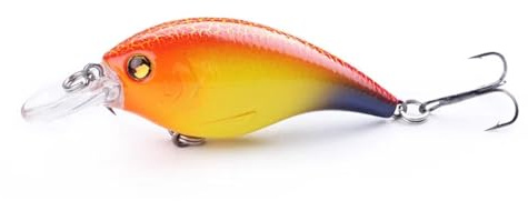 DPNABQOOQ Luya Bait Rock Faux appât en Plastique Gras 6,5 cm 10 g Faux appât bionique (Color : H)