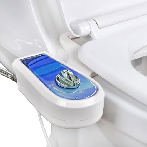 Bidet Toilette WC Non Electrique Toilette Japonaise Buse Télescopique Pression d'eau Réglable pour Le Nettoyage des Hanches