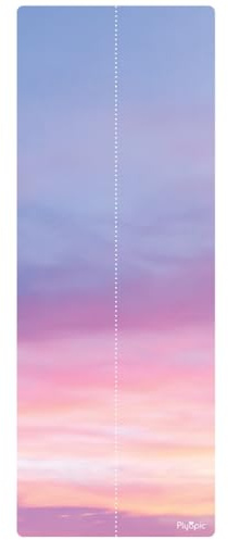 Plyopic All-In-One Hot Yoga Mat | Luxury Sweat-Grip Mat/Towel Combo | Non-Slip, Eco-Friendly Natural Rubber | Ideal for Yoga, Pilates, Bikram, Hot yoga, Workout & Exercise