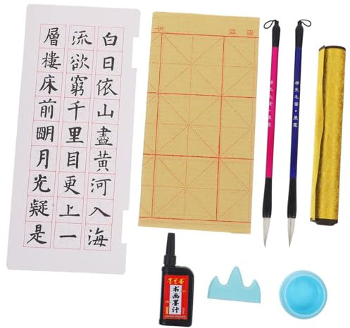 STOBOK 1satz Calligraphy Brush Set Für Anfänger Mit Pinsel Kalligrafie-anleitung Für Kreative Übungen Schule Und Zuhause