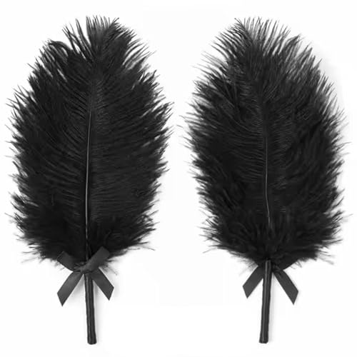 Sunset Whispers Feather Tickler for Sensual Play – Soft Teasing Accessory for Couples – Foreplay, Intimacy, Sensory Exploration - Set of 2