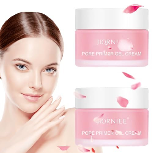 Porenfüllende Gel Creme Grundierung - Make-up-Basis Pore Evening Primer für Alle Hauttöne, Strahlende Haut (2 PCS)