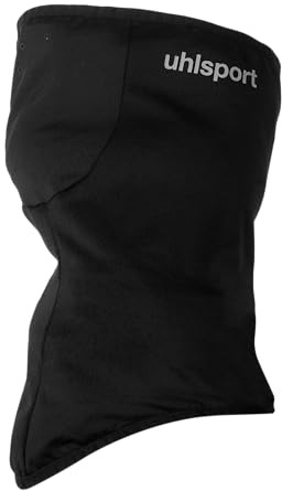 uhlsport Outdoor Functional Neckwarmer: Schlauchschal für Herren und Damen, schnelltrocknend, Sport-Halstuch bei Kälte, Lieferumfang: 1x Neckwarmer, schwarz