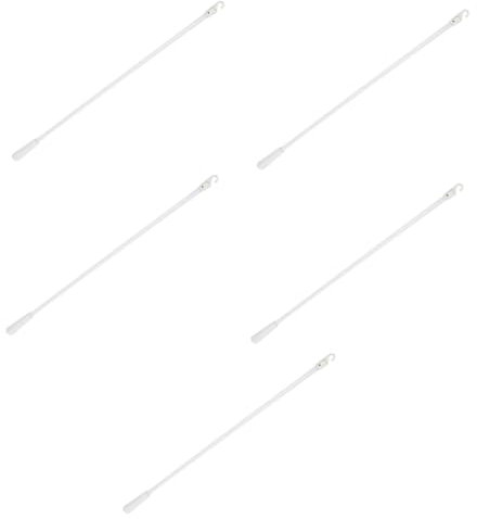 SOLUSTRE 5stücke Blind Tilt Ersatzstange Für Vertikale Jalousien Stabiler Kippstab Mit Haken Für Einfache Bedienung Wohn Und Büroräumen