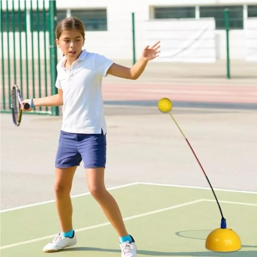 Tennis Trainer Rebound Ball Solo Tennis Practice Rebounder Strengthen Overall Muscle Memory Correct Body Posture (Children's Edition)
