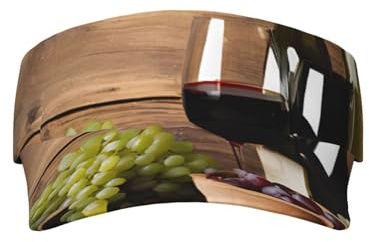 Bouchon de bouteille de vin avec visière pare-soleil réglable et vide pour homme et femme