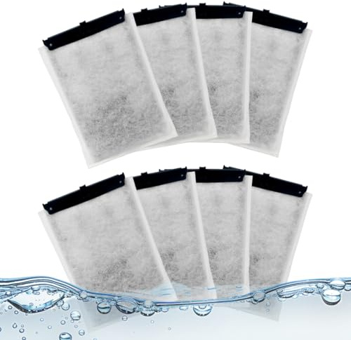 GXGM Filtre Aquatique Haute Performance, Charbon Actif et Coton Filtrant, Contrôle des Odeurs, Amélioration de la Santé de l’Aquarium, Compatible Tetra-EasyCrystal 250, Durable et Facile