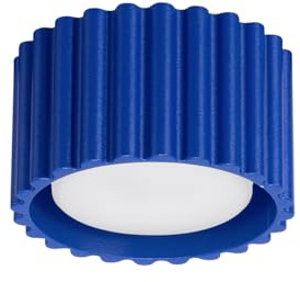 SOLLUX lighting Taklampa i aluminium, takspotlight, 1 låga, LED-lampa, ultramarin Aura