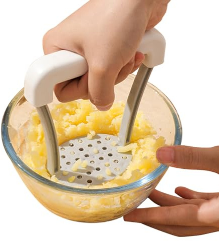 Broyeur de légumes: Presse en métal, broyeur de pommes de terre professionnel facile à presser, presse-ail de fruits longue durée, machine à purée soyeuse | Ustensile de cuisine