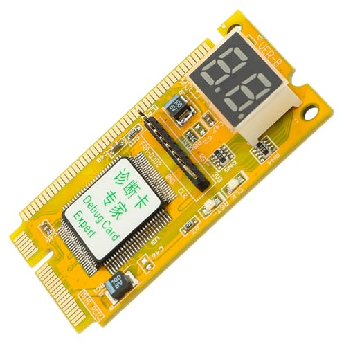ELEOUTI Vielseitiger Tester für Computer Motherboards mit LED Anzeige und Elektronischen Bauteilen Hauptplatinen Testkarte für Techniker und Selbstgemacht Enthusiasten Impc Bereich