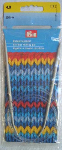 Prym 211268 Rundstricknadeln ALU 120 cm 4,00 mm grau