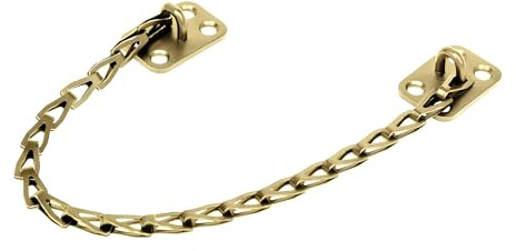 Deltana TC82U3 12 Length Transom Chain For Lock Polished Brass
