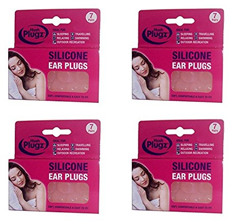 Hush Plugz 4 X Silicone Earplugs (Price inclusive of VAT)
