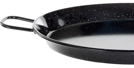 Paellapfanne, Stahl emailliert, 20 cm Durchmesser, das Original aus Spanien von Paella World