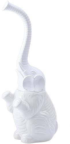 Cepillo Inodoro Escobillas de Inodoro Escobilla de baño Elephant, Escobilla de baño de cerdas Suaves para baño Forma de Elefante Desmontable con Mango Largo, Navidad, Año Nuevo