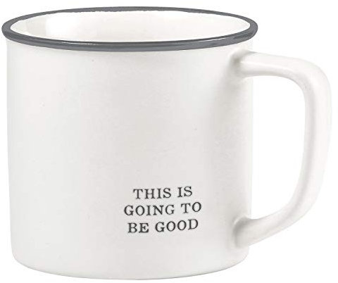 Creative Brands SB Design Studio Kaffeetasse mit Aufschrift Face to Face, 473 ml