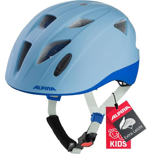 ALPINA Unisex ungdom XIMO L.E. Cykelhjälm, rökblå matt, 49–54