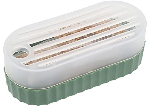 FUNOMOCYA 1 Satz Grasbox Katze Pflanzentopf Snack-tablett Gemüsesamen Katzensnack Hydroponischer Pflanzer Pflanzbehälter Für Katzengras Vegetarisch Katzenbedarf Blumentopf Pp Katzen-Teaser