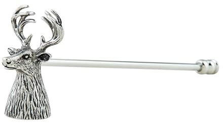 Mud Pie Deer Snuffer Hirschlöscher, Silber