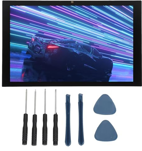 PUSOKEI Display LCD Touch Screen di Ricambio per Console Portatile Steam Deck da 7, Resistente alle Impronte Digitali e Antiriflesso, Display LCD 1280x800 con Strumenti di Riparazione