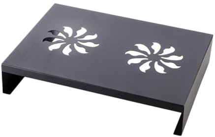 MAGICLULU Mikrowellen-aufbewahrungsregal Thekenregal Ofenschrankregal Gewürzflaschen-präsentationsregal Küchen-aufbewahrungsregal Metall-induktionsherd-Rack-Halterung Für Küche Schwarz