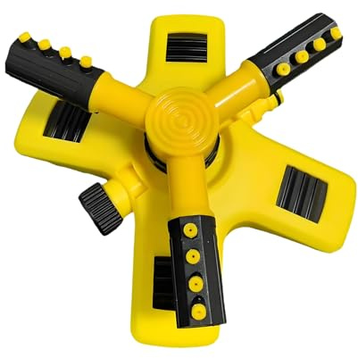 Arrosage Automatique pour Jardin, Arroseur Jardin 360 Rotatif Réglable, 3 Bras Arrosage Automatique Pelouse, Couverture Étendue avec Automatique pour Grands Espaces et Jeux d'