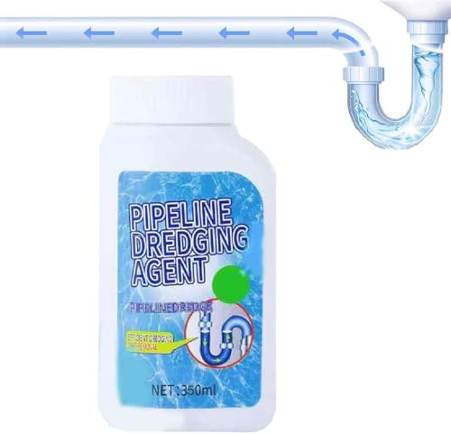 Pipeline Dredging Agent,Drain Clog Remover,Kitchen Unblocker,Powerful Pipe Dredging Agent,Drain Clog Remover Agent for Kitchen Toilet pipeline Quick Cleaning Tool (1pcs)