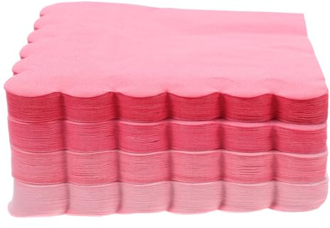 ARTSEWPLY 100 Stück Pinke Papierservietten Farbverlauf Rosa Dicke Einweg-partyservietten Saugstarke Vintage Servietten für Shower Geburtstagsfeiern Teepartys und Restaurantgebrauch