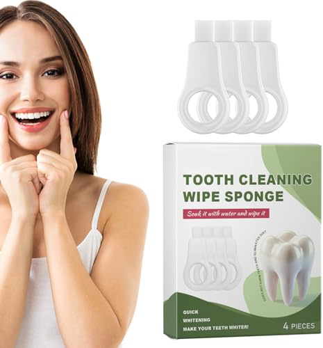 Lingettes Éponges De Nettoyage En Profondeur Pour Adultes, Tampons De Soins Buccodentaires Doux Pour Éliminer Les Taches Et Rafraîchir L', Nettoyant Dentaire Léger Adapté Aux Voyages Pours L'hy