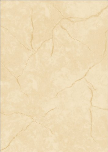 SIGEL Strukturpapier Granit Beige DIN A4 90 g 100 Blatt | DP638, Dekorative Steinoptik beidseitig auf nachhaltigem Papier