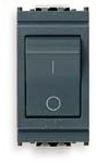 Vimar serie idea - Interruttore magnetotermico 1 polo+neutro c16 120-230 V grigio