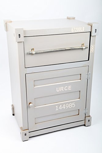 point home Design-Schrank Container, Retro, grau, 62 cm
