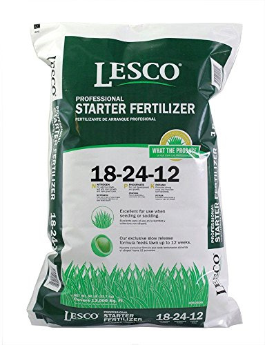LESCO Starter Fertilizer 18-24-12 with 25% slow release (50lbs)