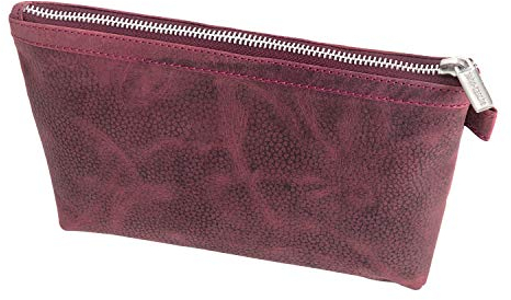 Jahn-Tasche â€“ Taschenorganizer/Pouch/Innentasche GröÃŸe L aus Büffel-Leder, Rost-Rot, Modell 008