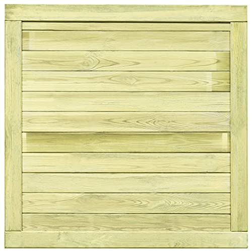 vidaXL Puerta Valla Madera Pino Impregnada 100x100 cm Cercado Varda Reja