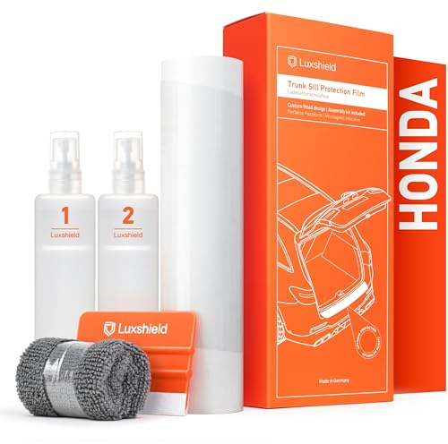 Luxshield Ladekantenschutz Folie für Honda Civic Schrägheck 11 (XI) I 2021-2025 - Stoßstangenschutz, Kratzschutz, Lackschutzfolie - Transparent