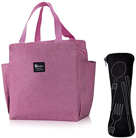 WITERY Lunch Bag Insulated Cooler Bag Water-Resistant Thermal Leak-Proof Lunch Box Tote Bag for Women Men Girls Boys Adults Children Outdoor Picnic Work School Travel