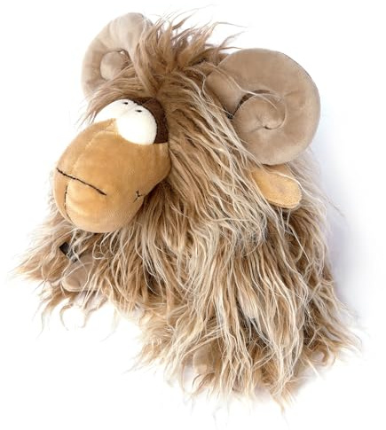 sigikid Mufflon Muff, BeastsTown, Beige/Braun/Bock | außergewöhnlichs Design, detailreich, liebenswert - ein echter Freund fürs Leben