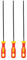 Round Chainsaw Chain Sharpening File Set, 5/32 4mm Round Rasp Chainsaw Sharpener Needle File with Plastic Handle for Chain Polishing(3 Pcs)
