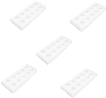GLEAVI Vassoio Per Uova Da 5 Pezzi in Lana Di Perle Epe Portauovo Antivibrazioni Contenitore Per La Conservazione Delle Uova Domestiche Dimensioni Compatte Per Uso Casalingo