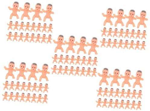 ifundom 100 Stk Engel Puppenhaus-Miniatur kleine Glöckchen Mini-Babyfiguren Mini-Babys für Babyparty-Spiel plastikbabys Spielzeug Babyparty-Requisiten winzige Babys