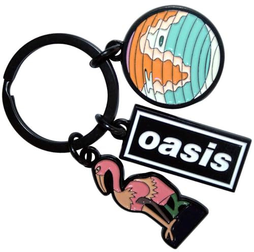 Oasis Band Logo Charms Porte-Clés Keychain Size One Size