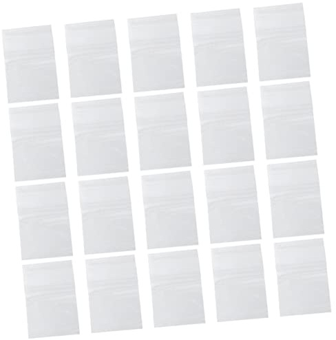 Hemobllo 300 piezas Bolsas Adhesivas Transparentes Autoadherentes Unidades Resistentes Arañazos y Polvo para Almacenamiento Doméstico y Organización