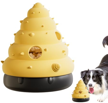 gifyym Interaktives Leckerli Spielzeug Für Hunde, Hunde Kauspielzeug, Schneckenförmiger Langsamfütterer, Denkspiel Zur Welpen Training Belohnung Unterhaltung Kleine Mittelgroße Haustiere