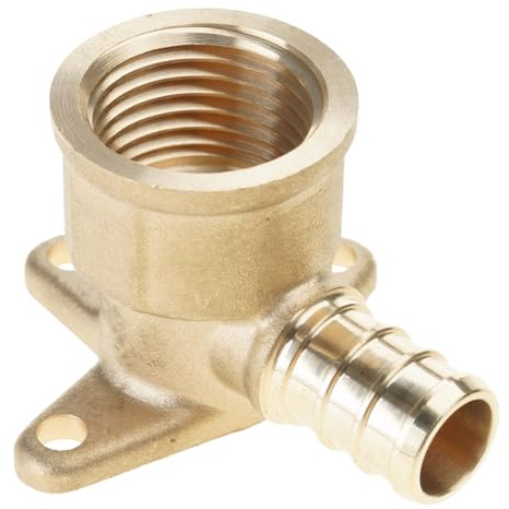 Raccordi a crimpare in rame Raccordo adattatore filettato femmina a gomito per tubi idraulici in metallo portatile a tenuta stagna