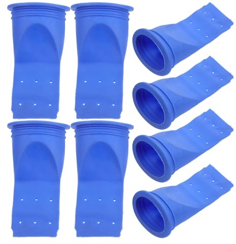 DOITOOL 8 Pièces de Crépine de Siphon de Sol en Silicone Flexible Anti-Odeur Joint D’Étanchéité pour Canalisation Adaptable la Cuisine Salle de Bain Noyau de Drainage Solide et Coupe