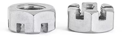 Dado a castello con testa esagonale in acciaio inossidabile GB6181 M6-M16 5 pezzi(M16)