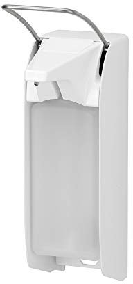 OPHARDT Hygiene 1417466 ingo-man plus IMP T P / 24 Spender für Flüssigseifen und Desinfektionsmittel, 1000 ml, aus Weißem Pulver, Aluminium beschichtet